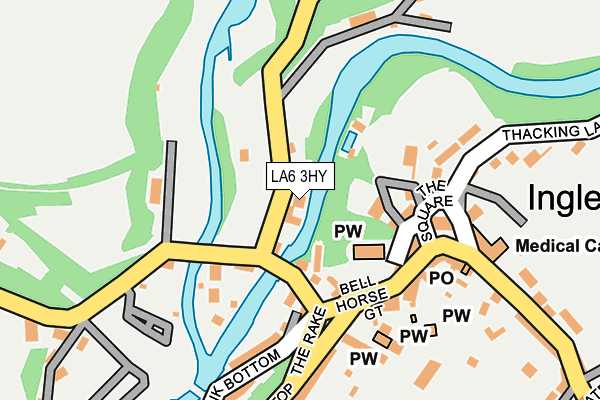 LA6 3HY map - OS OpenMap – Local (Ordnance Survey)