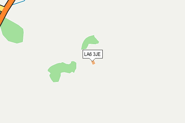 LA6 3JE map - OS OpenMap – Local (Ordnance Survey)