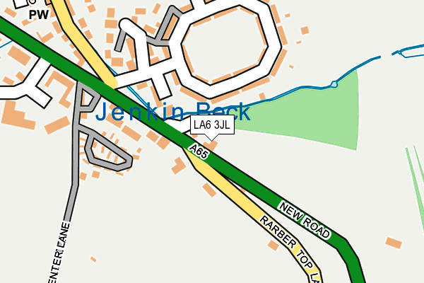 LA6 3JL map - OS OpenMap – Local (Ordnance Survey)