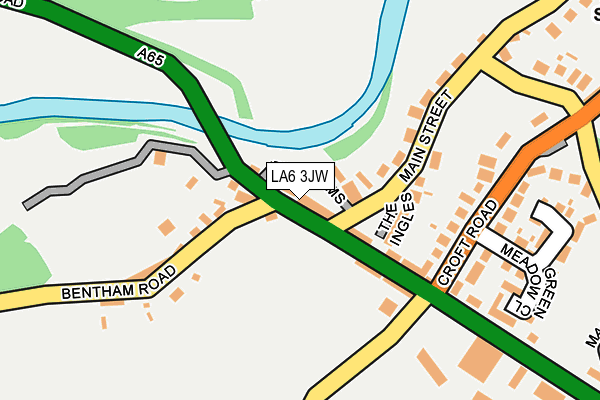 LA6 3JW map - OS OpenMap – Local (Ordnance Survey)