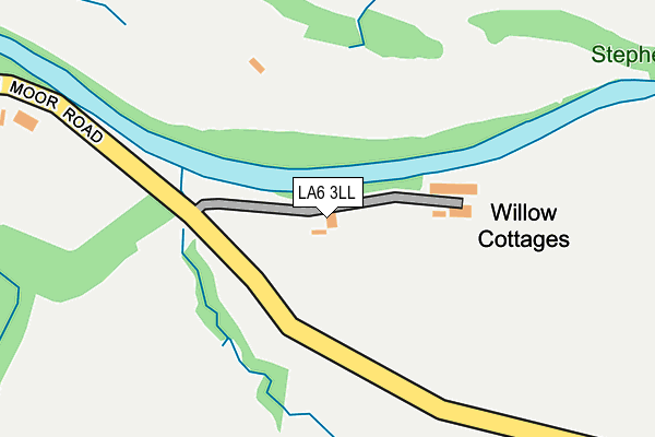 LA6 3LL map - OS OpenMap – Local (Ordnance Survey)