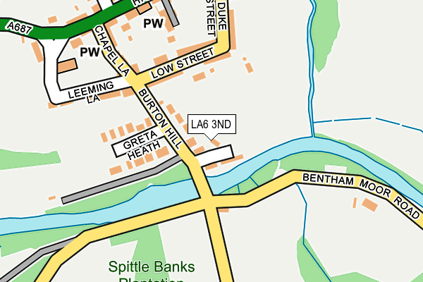 LA6 3ND map - OS OpenMap – Local (Ordnance Survey)