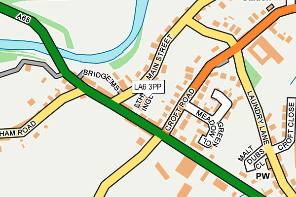 LA6 3PP map - OS OpenMap – Local (Ordnance Survey)