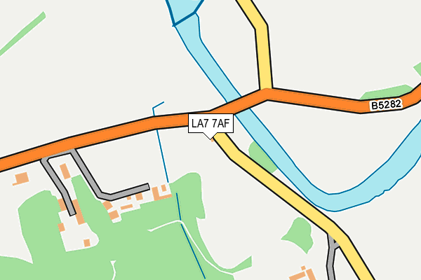 LA7 7AF map - OS OpenMap – Local (Ordnance Survey)