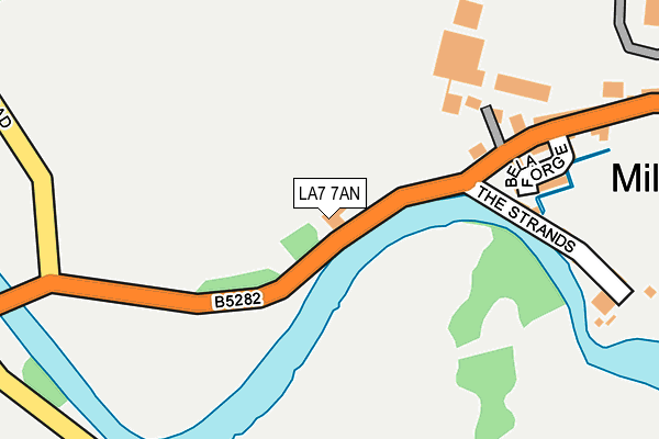 LA7 7AN map - OS OpenMap – Local (Ordnance Survey)