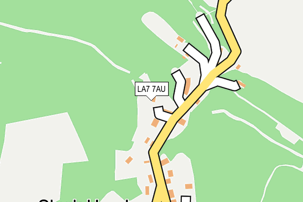 LA7 7AU map - OS OpenMap – Local (Ordnance Survey)
