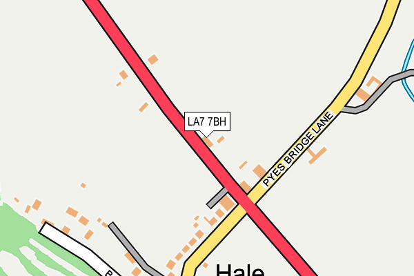 LA7 7BH map - OS OpenMap – Local (Ordnance Survey)