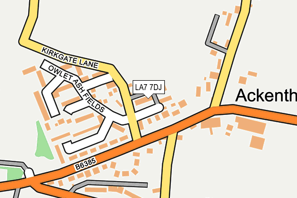 LA7 7DJ map - OS OpenMap – Local (Ordnance Survey)