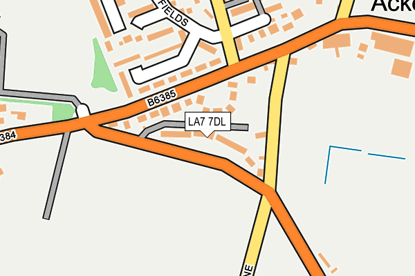 LA7 7DL map - OS OpenMap – Local (Ordnance Survey)