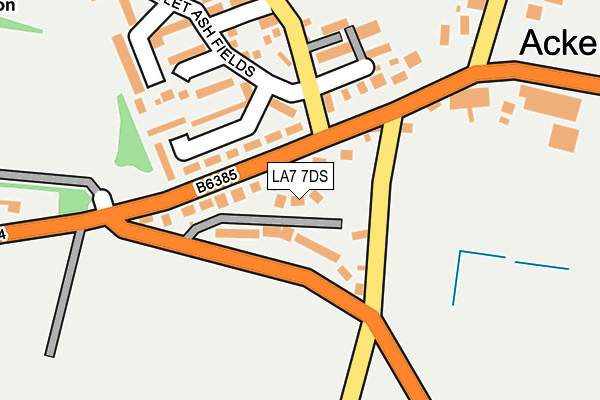LA7 7DS map - OS OpenMap – Local (Ordnance Survey)