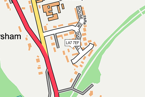 LA7 7EF map - OS OpenMap – Local (Ordnance Survey)