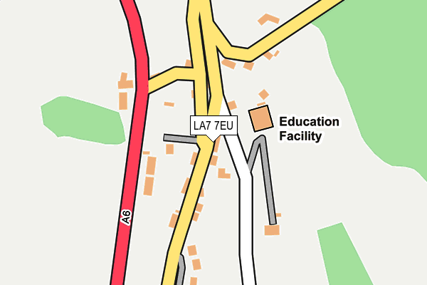 LA7 7EU map - OS OpenMap – Local (Ordnance Survey)