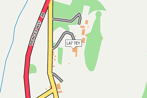 LA7 7EY map - OS OpenMap – Local (Ordnance Survey)