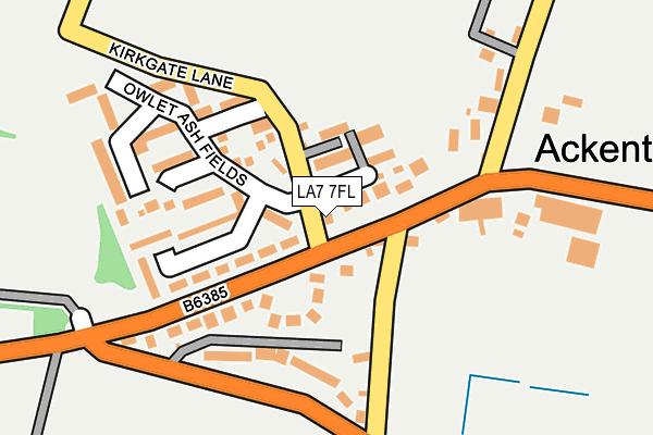 LA7 7FL map - OS OpenMap – Local (Ordnance Survey)