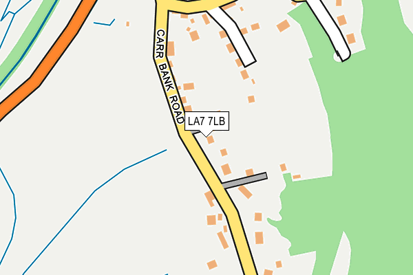 LA7 7LB map - OS OpenMap – Local (Ordnance Survey)