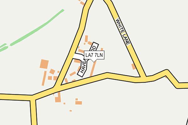LA7 7LN map - OS OpenMap – Local (Ordnance Survey)