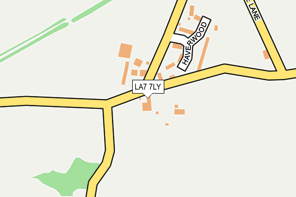 LA7 7LY map - OS OpenMap – Local (Ordnance Survey)