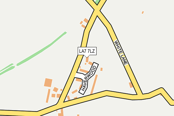 LA7 7LZ map - OS OpenMap – Local (Ordnance Survey)