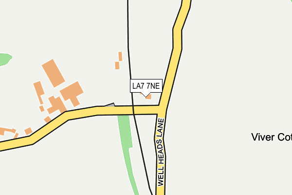LA7 7NE map - OS OpenMap – Local (Ordnance Survey)