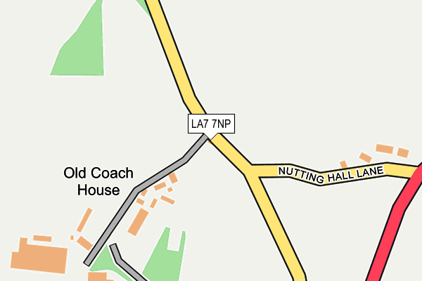 LA7 7NP map - OS OpenMap – Local (Ordnance Survey)
