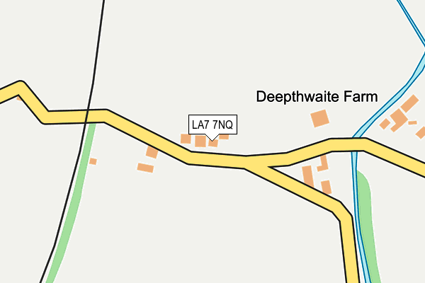 LA7 7NQ map - OS OpenMap – Local (Ordnance Survey)