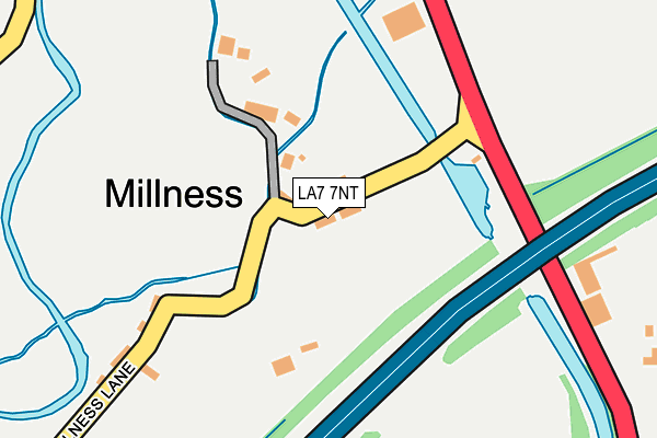 LA7 7NT map - OS OpenMap – Local (Ordnance Survey)