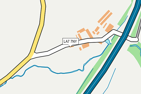 LA7 7NY map - OS OpenMap – Local (Ordnance Survey)