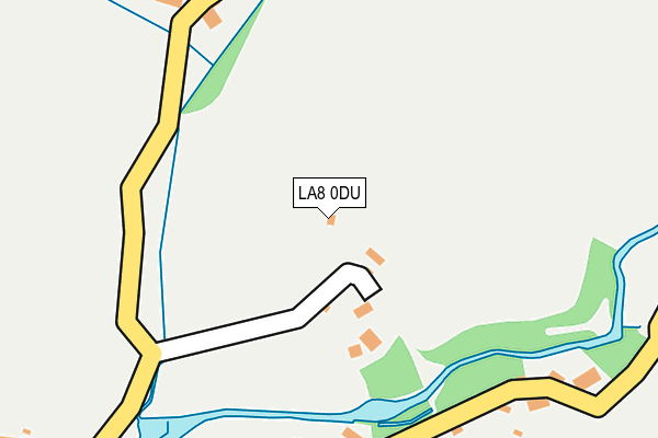 LA8 0DU map - OS OpenMap – Local (Ordnance Survey)