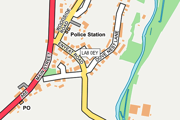 LA8 0EY map - OS OpenMap – Local (Ordnance Survey)