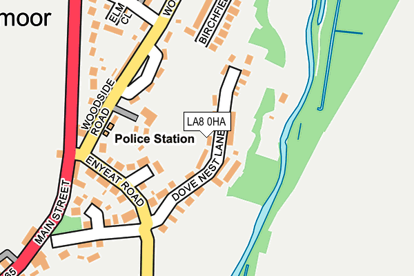 LA8 0HA map - OS OpenMap – Local (Ordnance Survey)