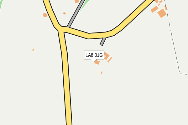 LA8 0JG map - OS OpenMap – Local (Ordnance Survey)