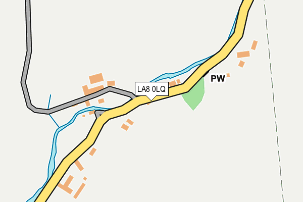 LA8 0LQ map - OS OpenMap – Local (Ordnance Survey)