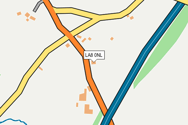LA8 0NL map - OS OpenMap – Local (Ordnance Survey)