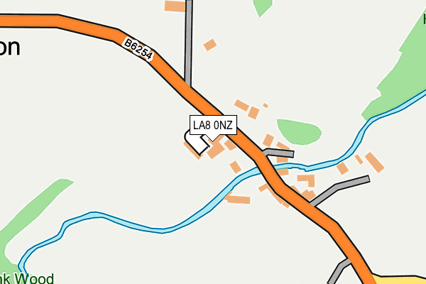 LA8 0NZ map - OS OpenMap – Local (Ordnance Survey)