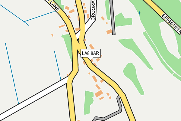 LA8 8AR map - OS OpenMap – Local (Ordnance Survey)
