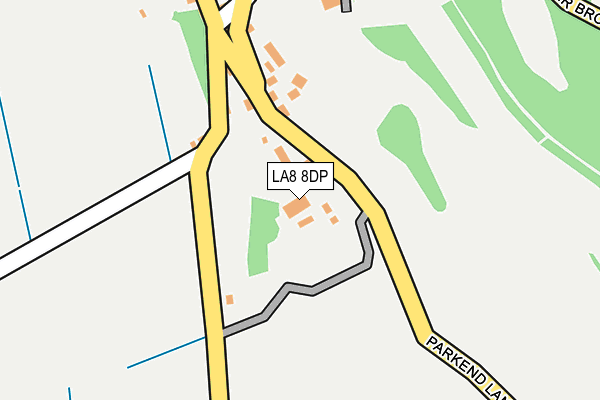 LA8 8DP map - OS OpenMap – Local (Ordnance Survey)
