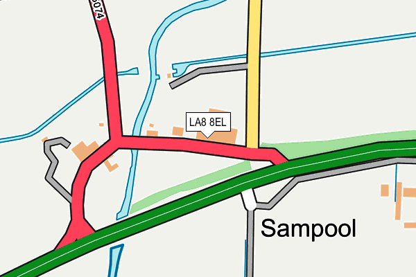 LA8 8EL map - OS OpenMap – Local (Ordnance Survey)