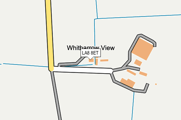 LA8 8ET map - OS OpenMap – Local (Ordnance Survey)
