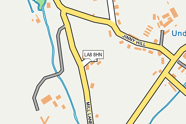 LA8 8HN map - OS OpenMap – Local (Ordnance Survey)