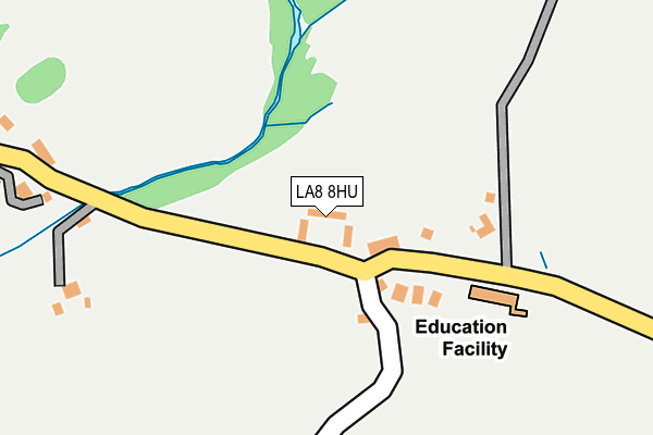 LA8 8HU map - OS OpenMap – Local (Ordnance Survey)