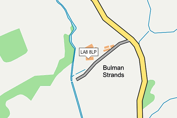 LA8 8LP map - OS OpenMap – Local (Ordnance Survey)