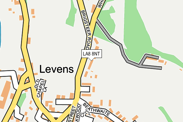 LA8 8NT map - OS OpenMap – Local (Ordnance Survey)