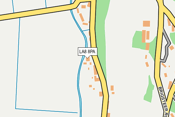 LA8 8PA map - OS OpenMap – Local (Ordnance Survey)