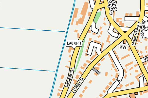 LA8 8PH map - OS OpenMap – Local (Ordnance Survey)