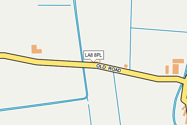 LA8 8PL map - OS OpenMap – Local (Ordnance Survey)