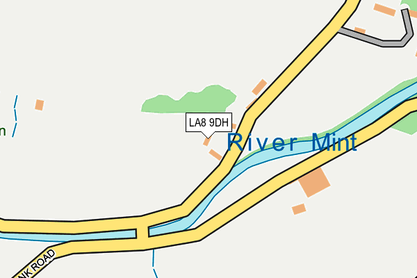 LA8 9DH map - OS OpenMap – Local (Ordnance Survey)