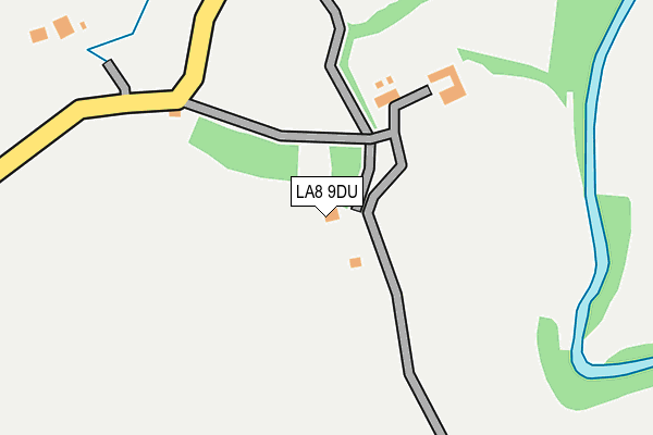 LA8 9DU map - OS OpenMap – Local (Ordnance Survey)