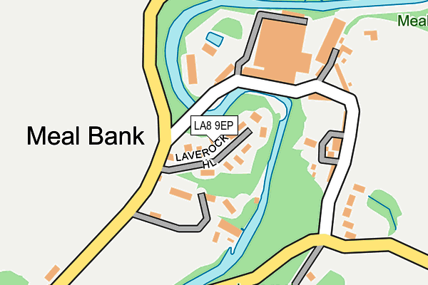 LA8 9EP map - OS OpenMap – Local (Ordnance Survey)