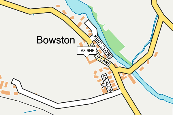 LA8 9HF map - OS OpenMap – Local (Ordnance Survey)