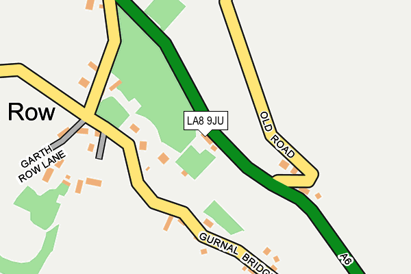 LA8 9JU map - OS OpenMap – Local (Ordnance Survey)